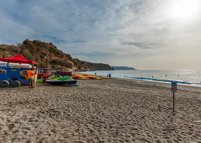 דירה A&N Burriana Beach Terrace Apartment Nerja נרחה